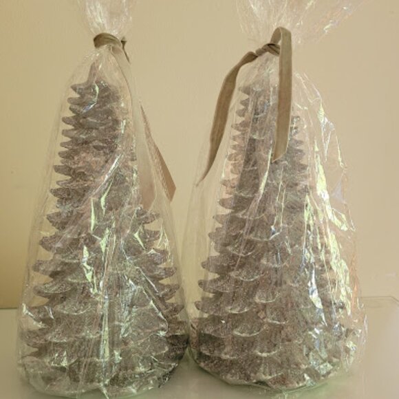 Silver Tree Candles - Picture 1 of 8